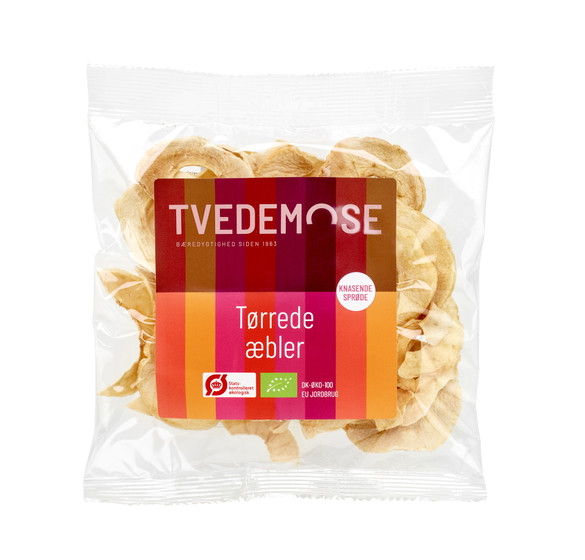 Tvedemose Tørrede Æbler ØKO 30 g.